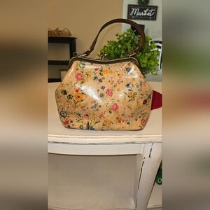 Patricia Nash Laureana Small Frame Prairie Rose Bag